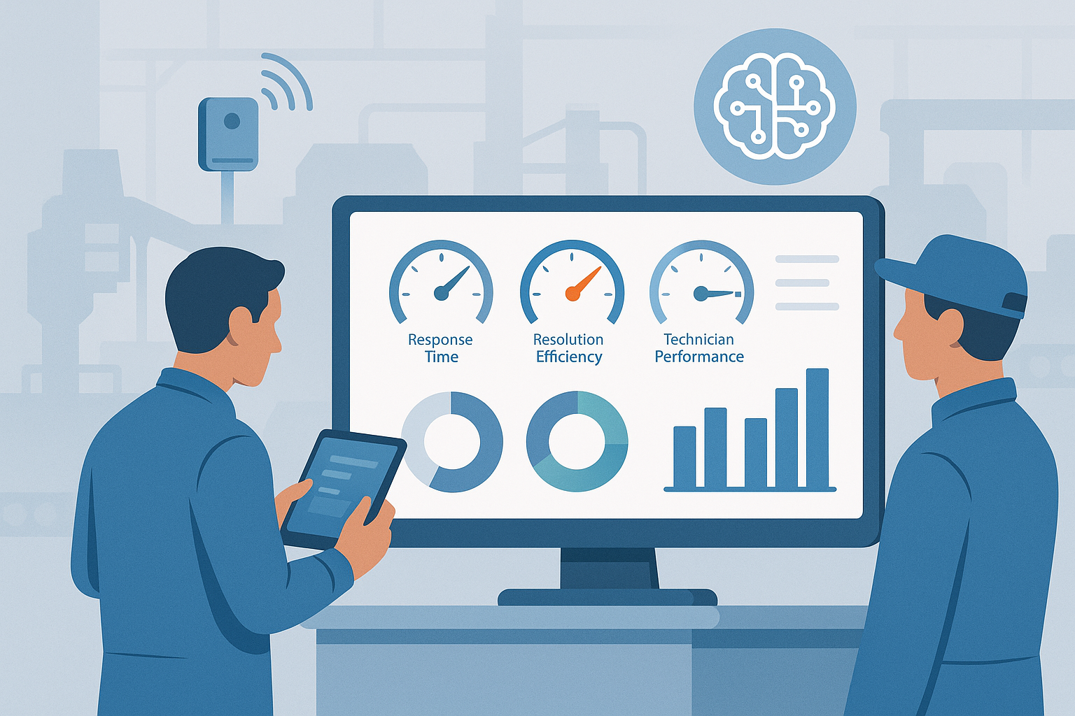 Performance analytics dashboard showing metrics and trends